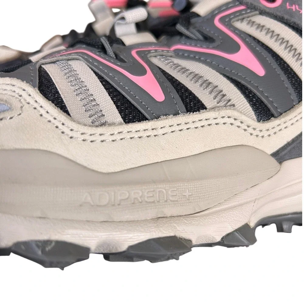 Adidas Hyperturf Adventure Womens Grey Black Pink Trail Running‎ Shoes Sneakers